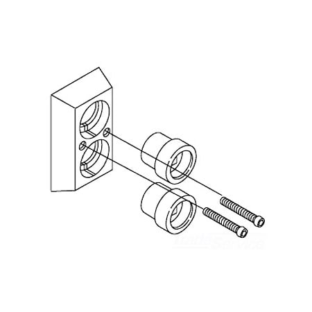 Kohler Bracket Assy, Wall K-21288-CP